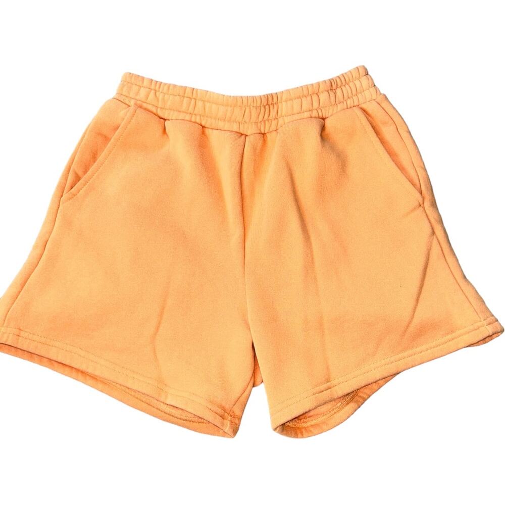 EUC Tangerine Orange Cotton:On 2 Pocket fleece 4” Shorts size XS